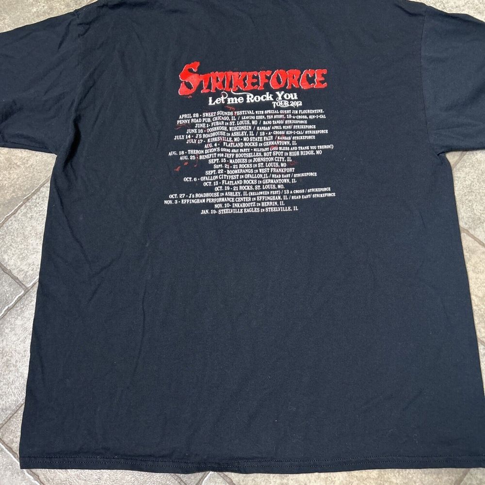 Strikeforce 2012 Tour T Shirt Men’s XL Metal Band Music - Picture 7 of 8